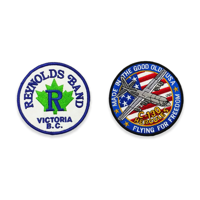 Corrections militaires de Merrowed pour des vestes Logo Embroidery Polyester Material
