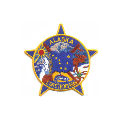 Le souvenir folâtre la broderie d'insigne, 3,5&quot; fer de taille sur des corrections pour des calottes