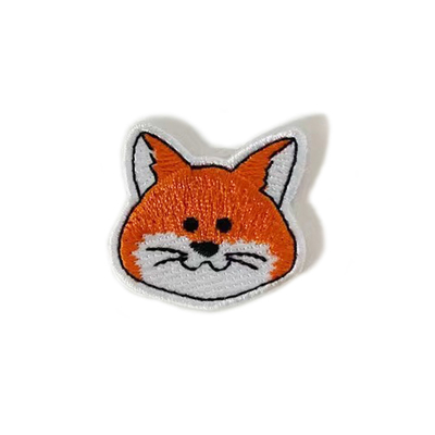 Le laser animal de T-shirt de Fox Logo Clothing Embroidered Correctifs Pour a coupé la frontière