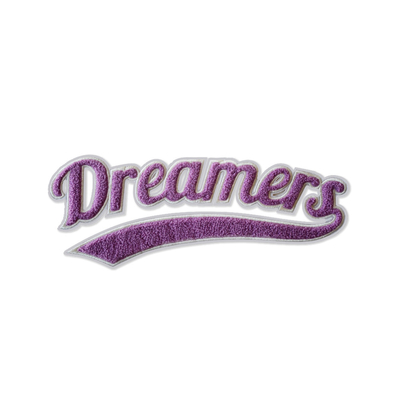 5&quot; lettres brodées Logo Patch, corrections de base-ball pour l'ODM d'OEM de vestes