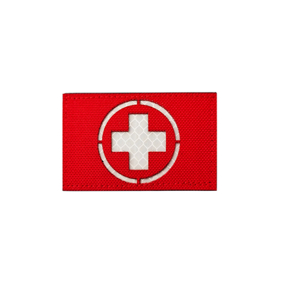 3M militaire Reflective Velcro Patch a découpé le matériel avec des matrices de fluorescence en nylon de frontière