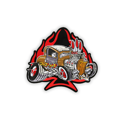 Le Chenille cousent sur les corrections de motard, corrections brodées de moto pour la veste en cuir