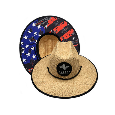 correction large Straw Hat Woven Raffia Grass de bord de 11.5cm pour surfer
