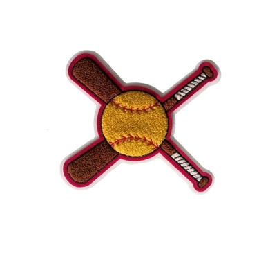 La correction de broderie de Chenille de frontière de Merrowed pour le chapeau vêtx le costume de sport