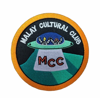Chaleur la correction faite sur commande de broderie du transfert 75% pour l'uniforme de club d'école