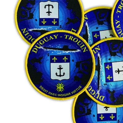 Étiquette Merrowed de correction tissé par Velcro de brassard pour des militaires de marine