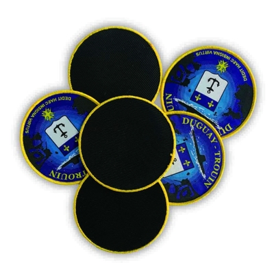 Étiquette Merrowed de correction tissé par Velcro de brassard pour des militaires de marine