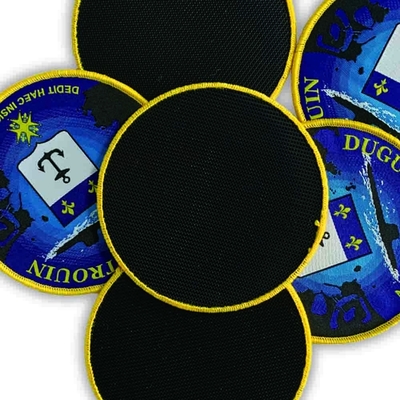 Étiquette Merrowed de correction tissé par Velcro de brassard pour des militaires de marine